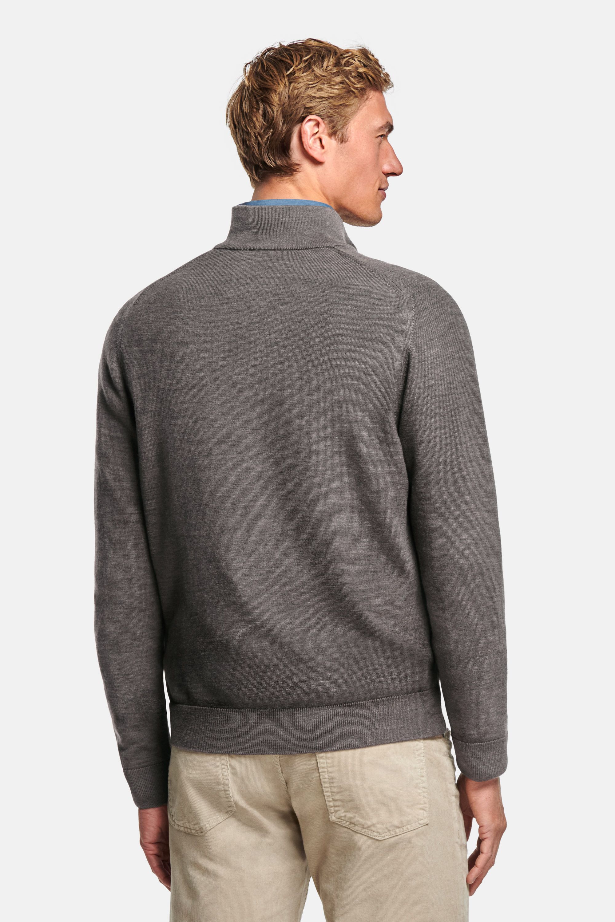 Jones * The Merino Zip Pullover | MR MARVIS