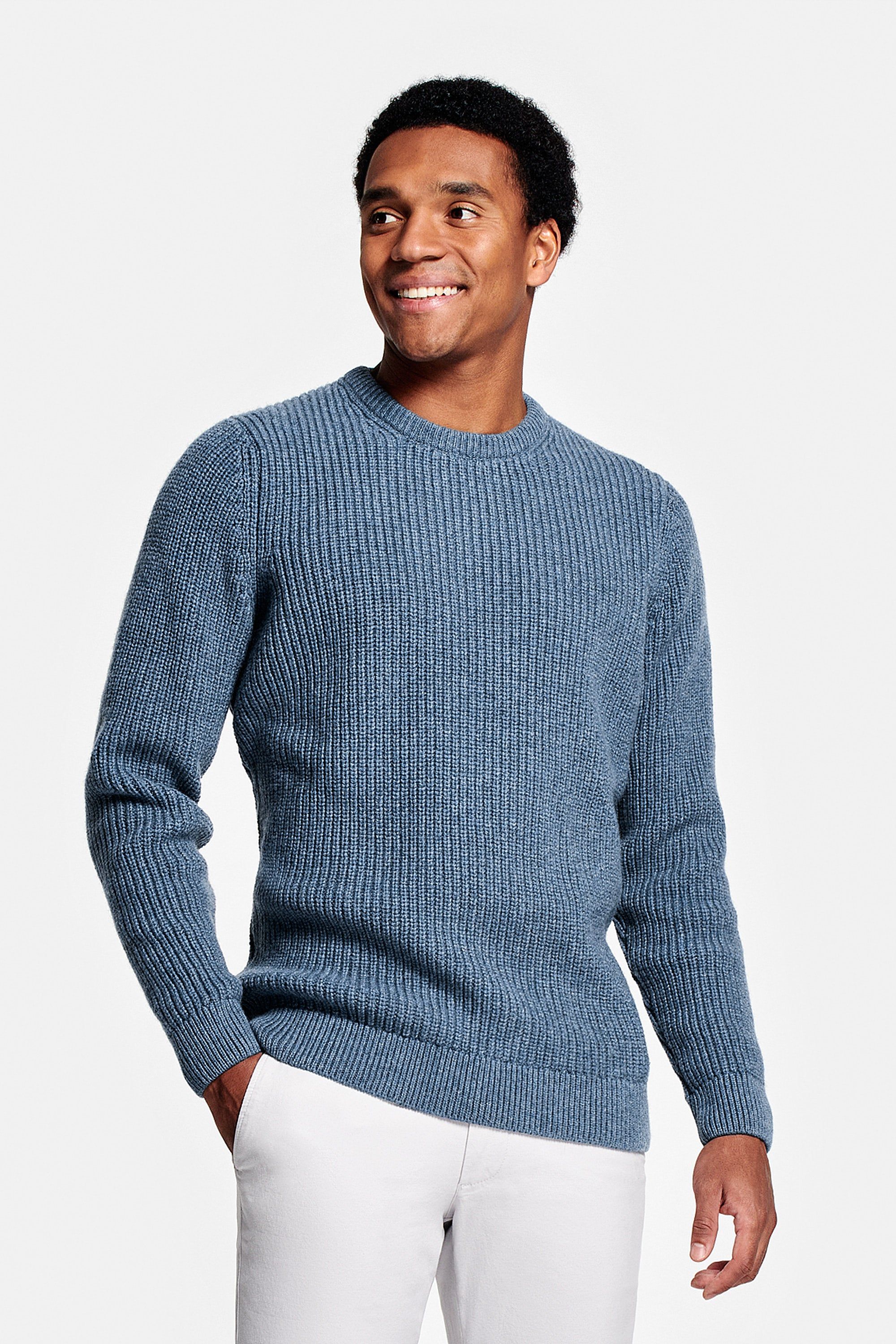 Wool discount knit pullover