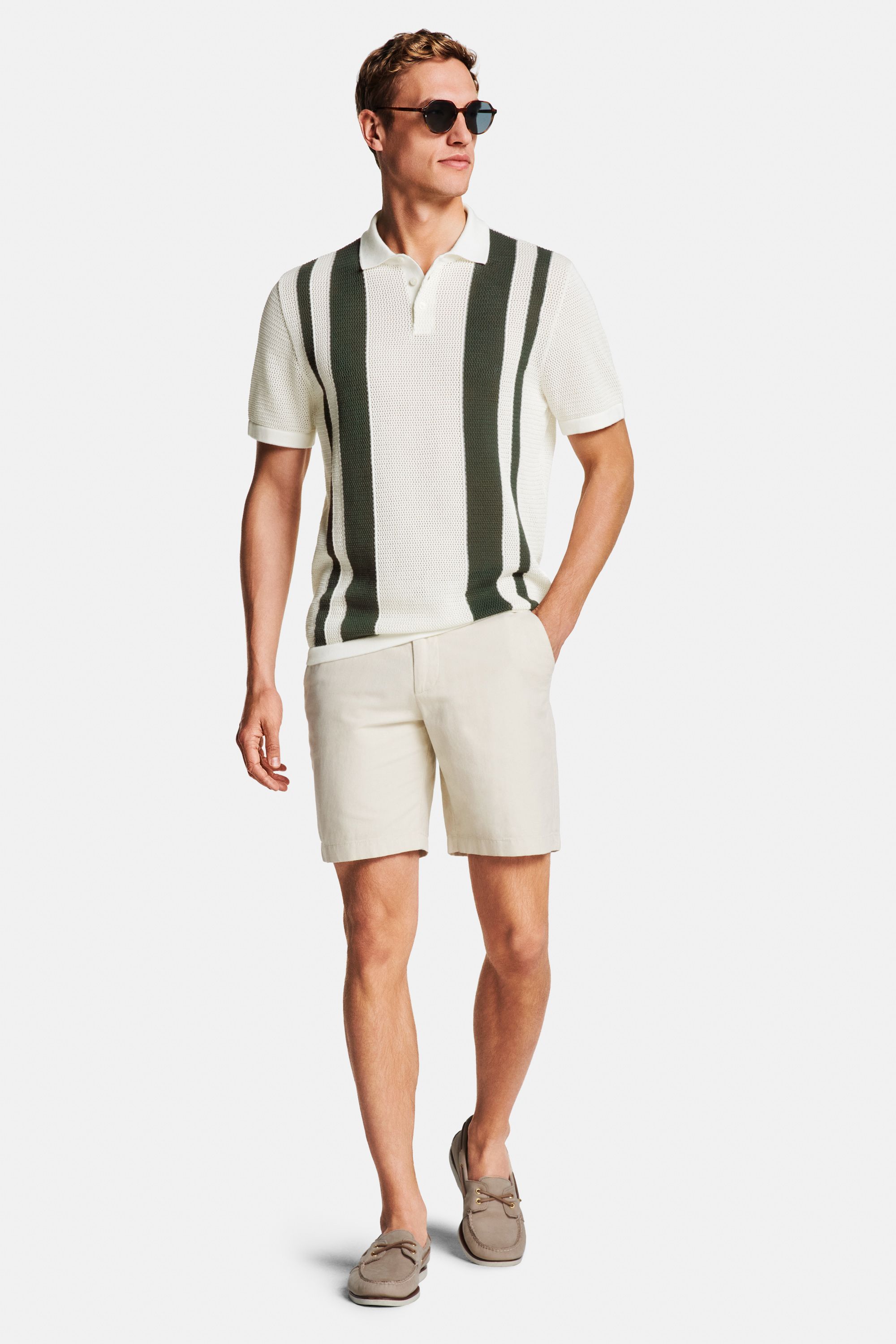 Polos in knit Ajourée – Hierbas (3)