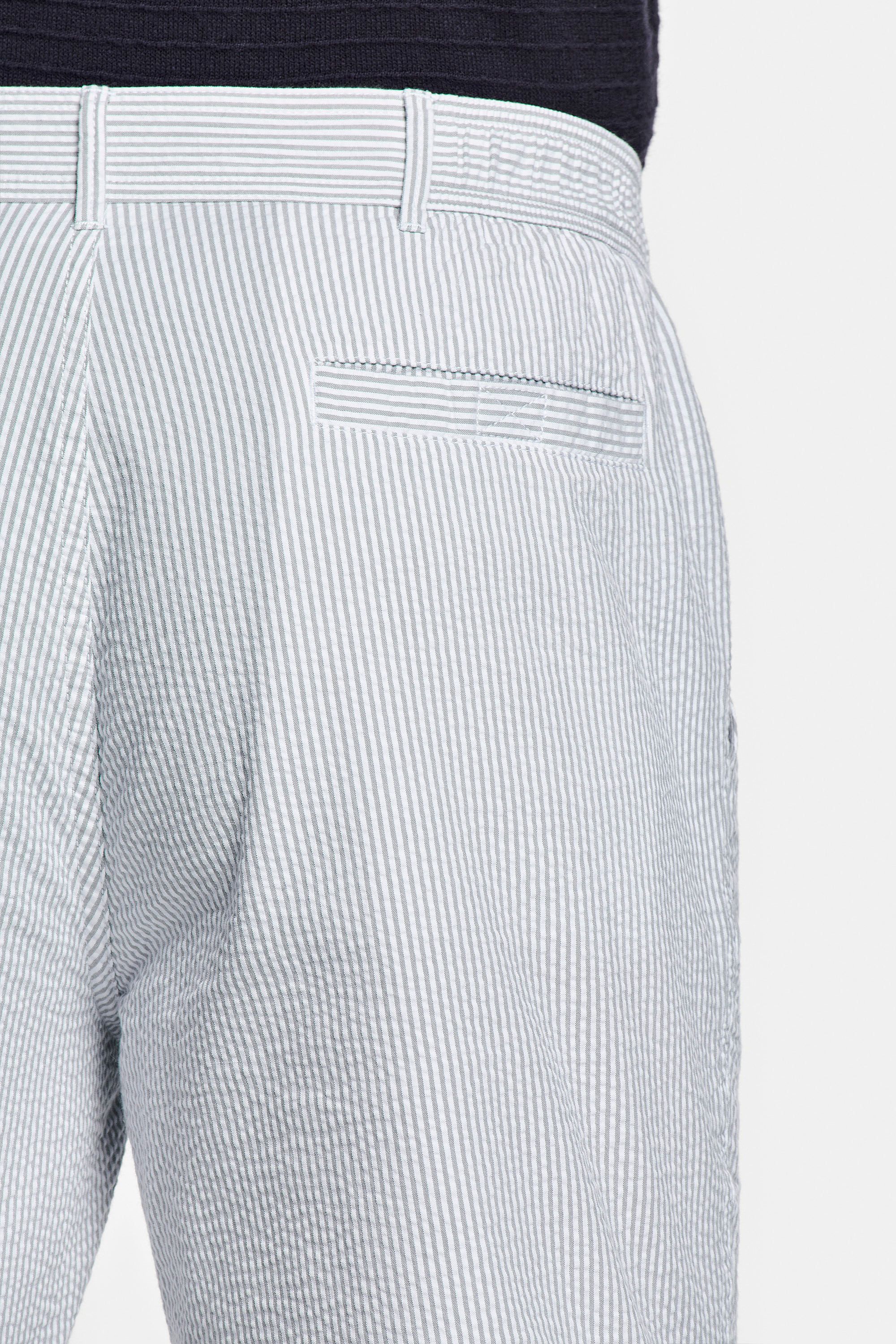 【WHO.A.U】Steve Seersucker Shorts 7