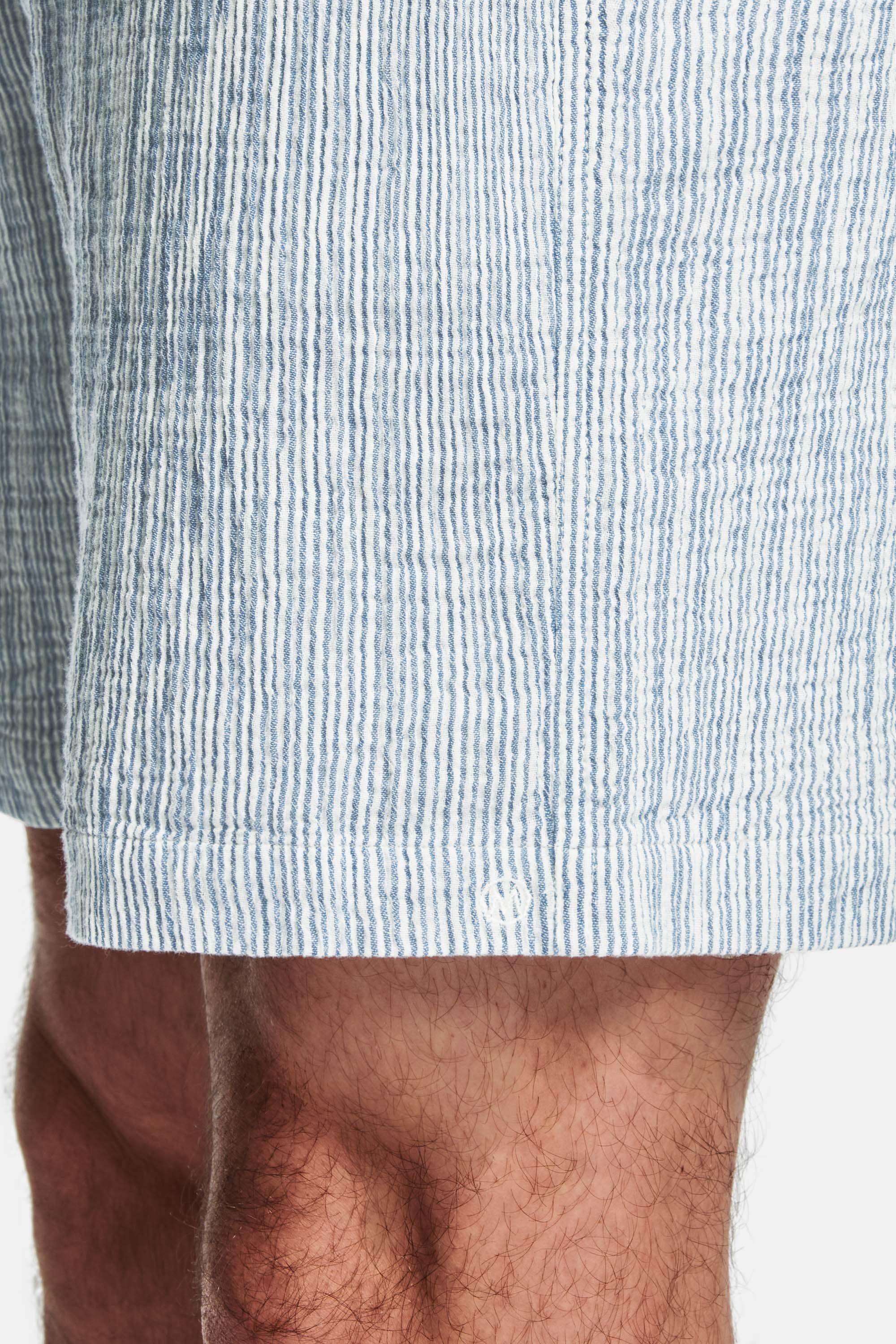 Baumwoll-Gaze-Shorts – Positano Blues (6)