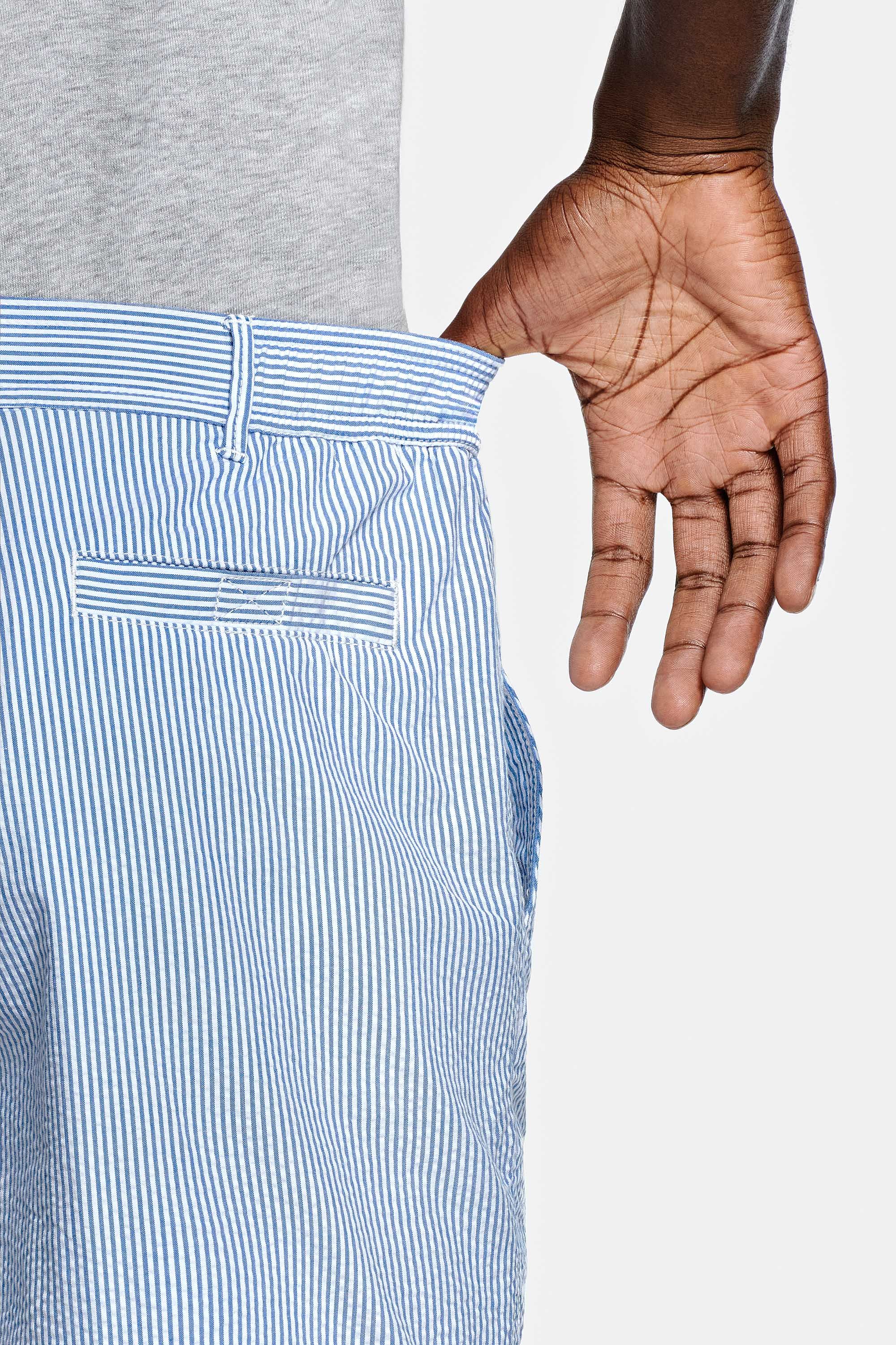 Shorts Seersuckers – Rayures plus larges – Nautics (6)