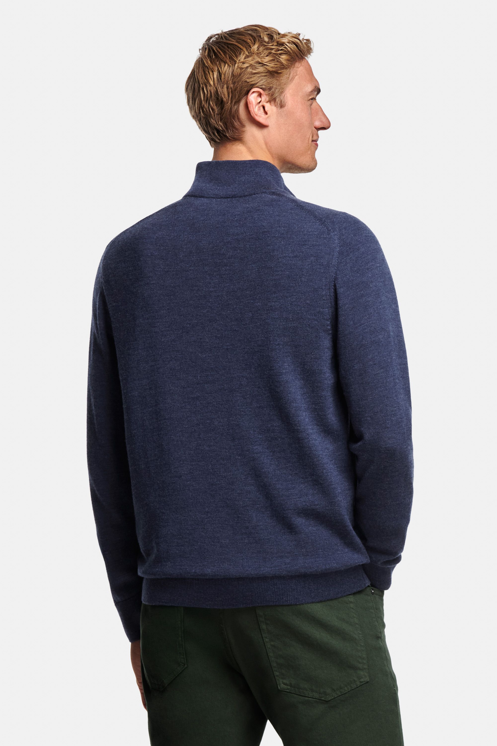 Merino zip-truien – Kingfishers (5)