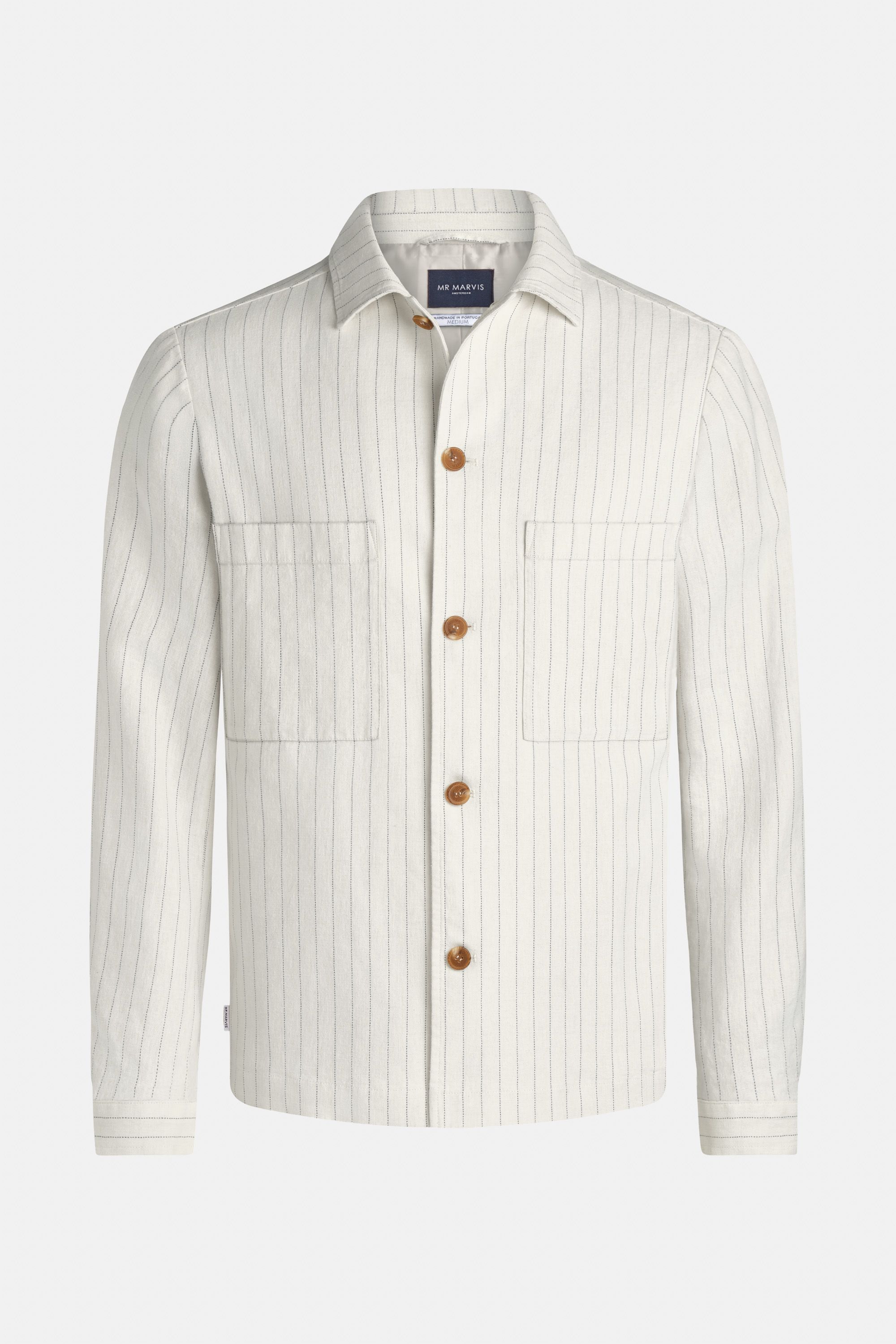 Coconuts Pinstripe * The Linen Shacket | MR MARVIS