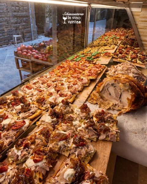 El escaparate de los crostini, a pie de calle