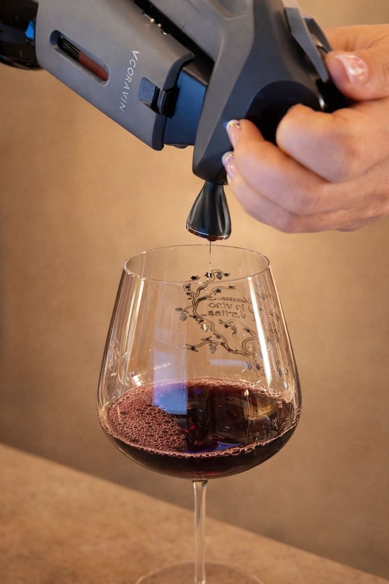 Il Coravin: le grandi bottiglie, anche al calice