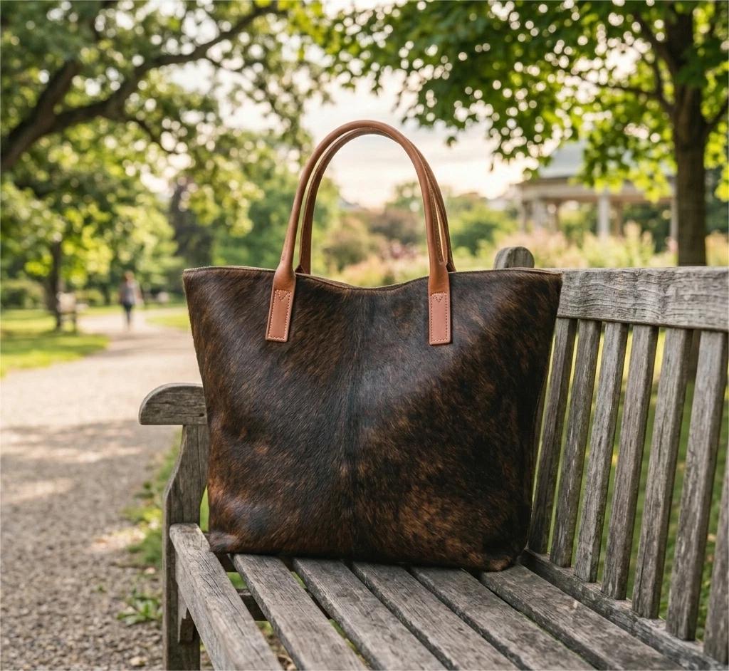 The Nomad Hobo in umber on park bench outdoors
