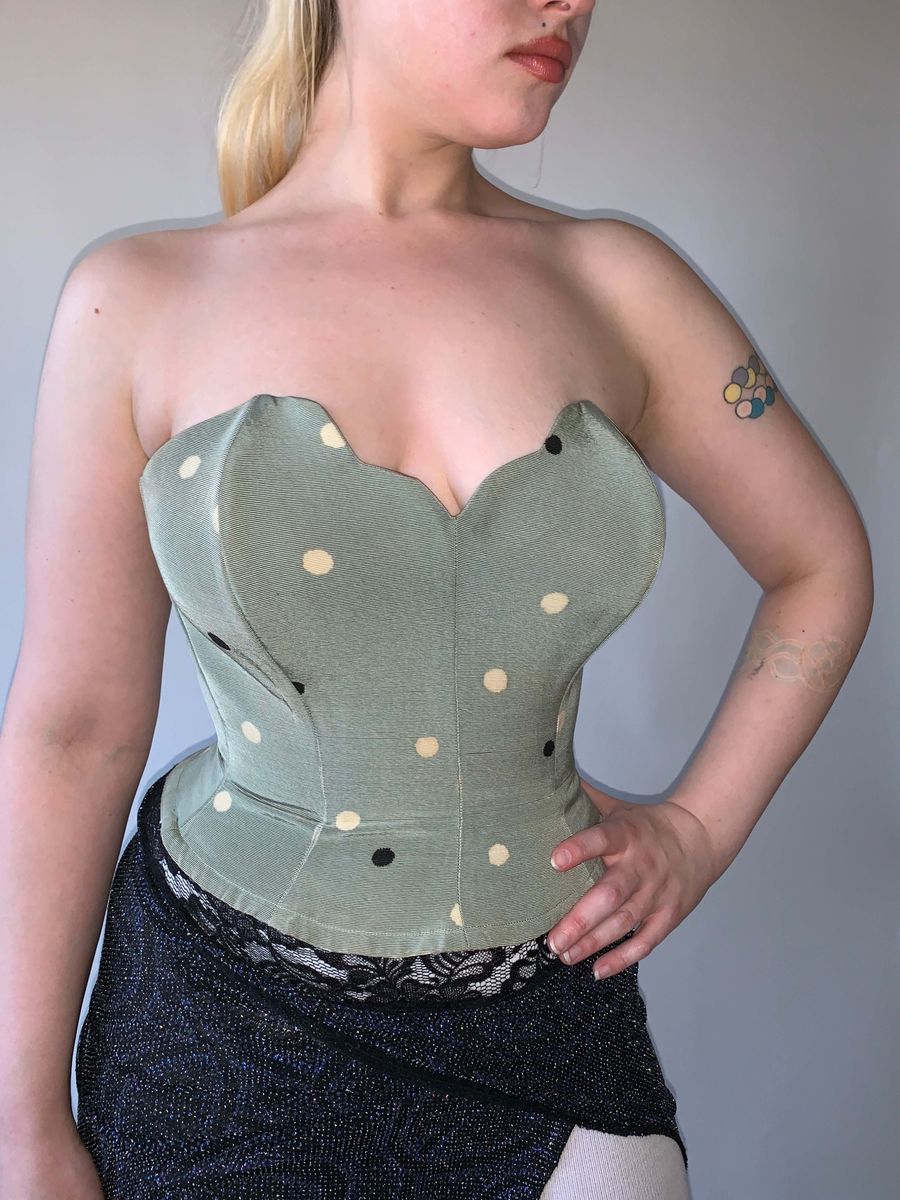 50s Dotted Atomic Kestos Bustier product image
