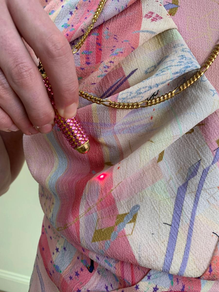 Irina Volkonskii Crystalized Laser Pointer Necklace  product image