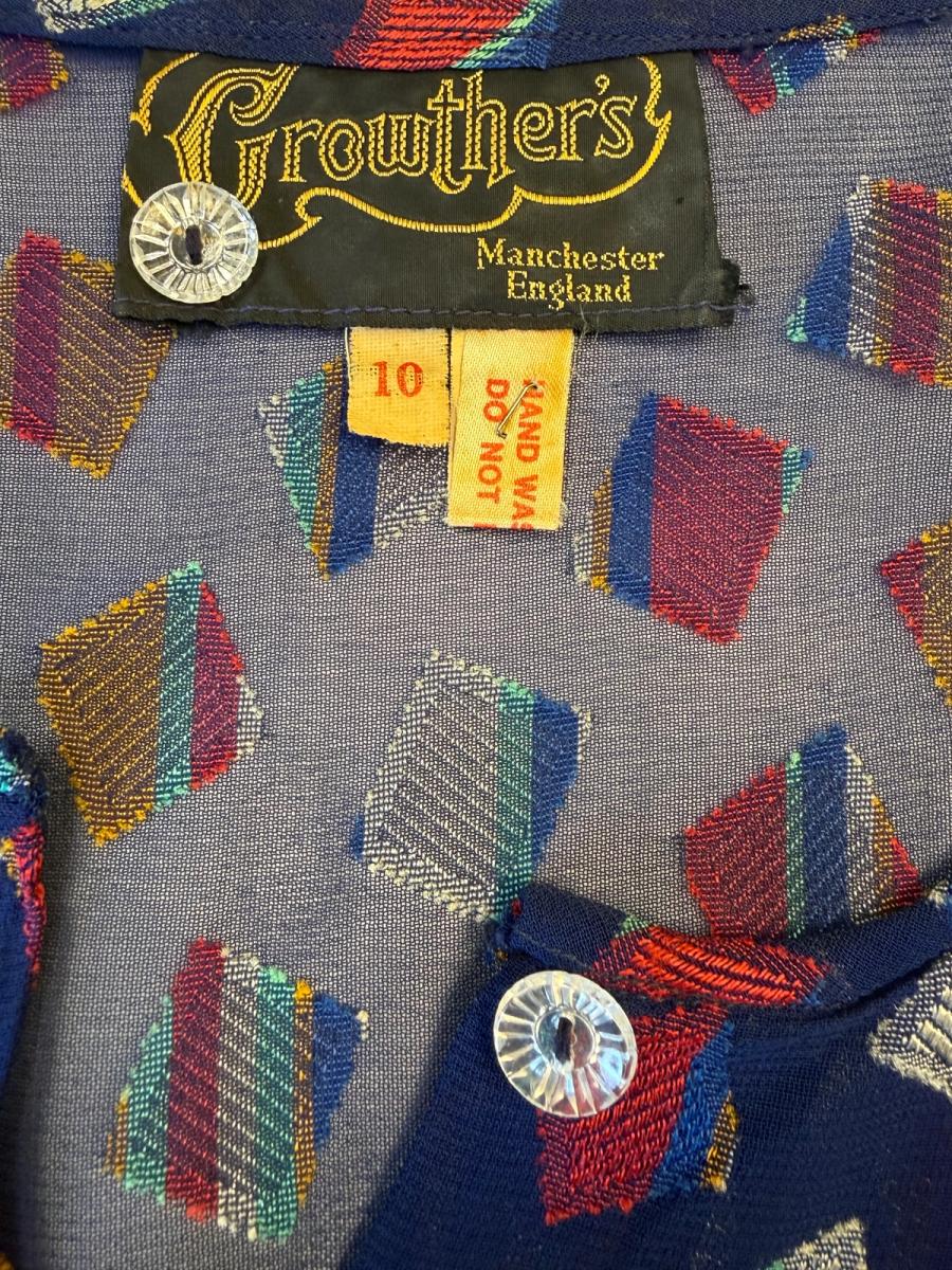 1970s Crowther's of Manchester Traffic Light Slinky Top product image