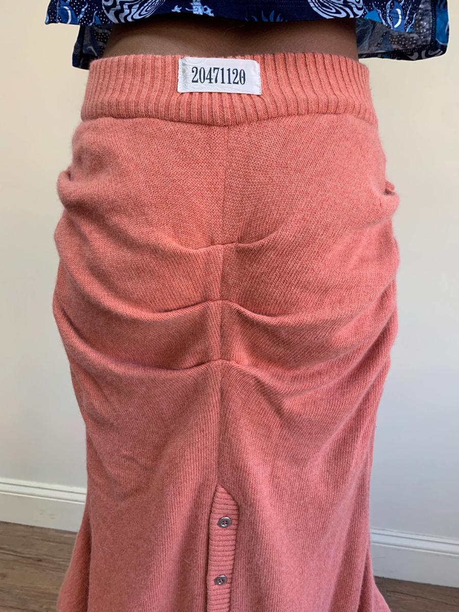 20471120 Knit Mermaid Skirt with Metal Buttons  product image