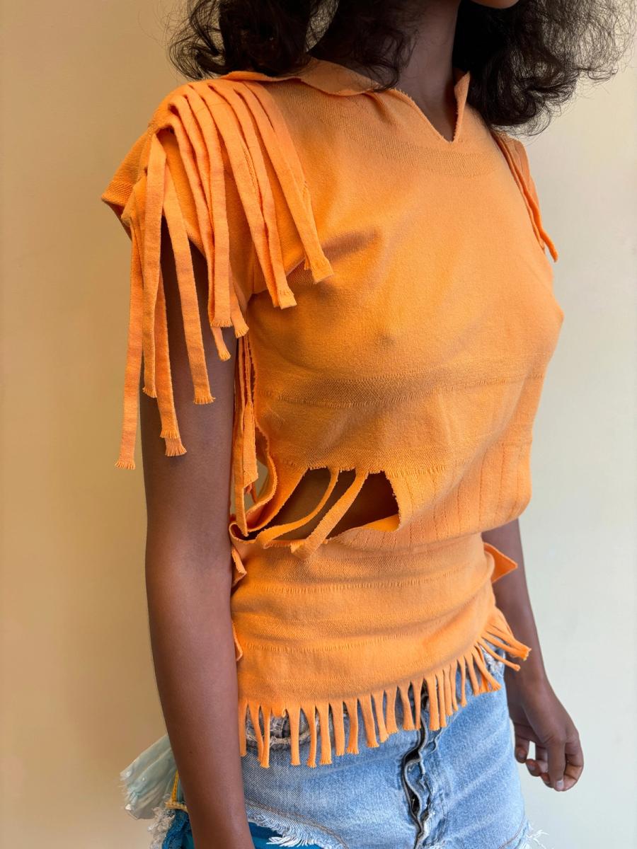 Vintage Issey Miyake APOC Fringe Top product image