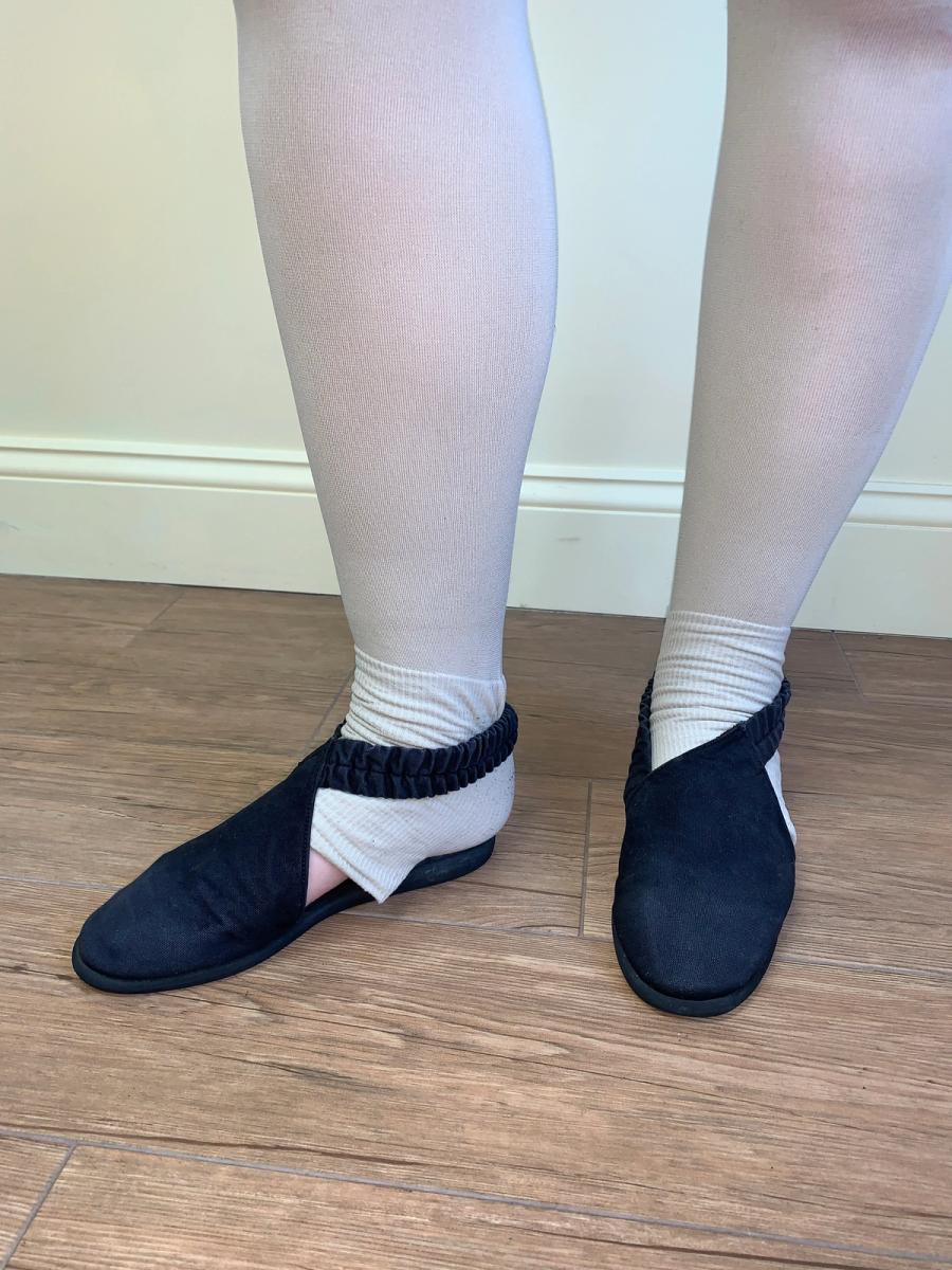 80s IS Issey Miyake Asymmetrical Slipper Shoes product image