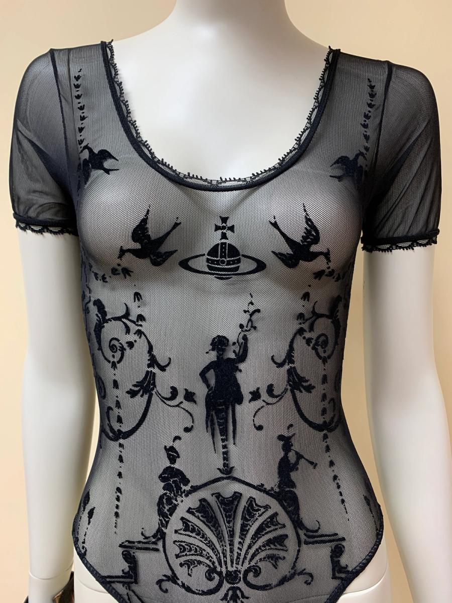 1992 Vivienne Westwood Black Boulle Leotard product image