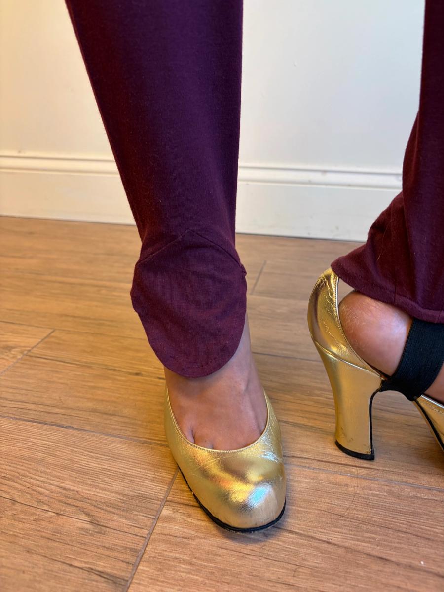 80s Norma Kamali Plum Leotard product image