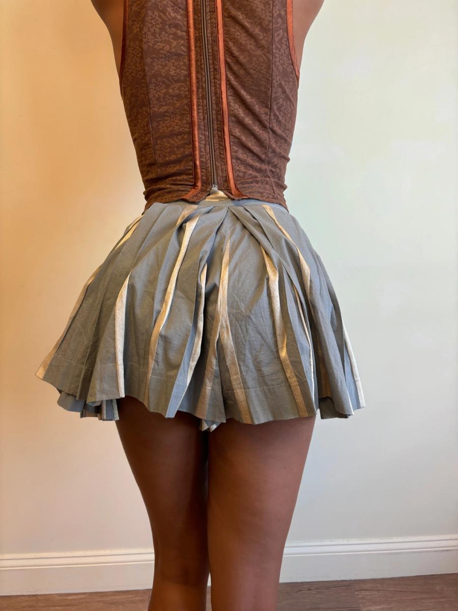 Vivienne Westwood Gold and Gray Skort product image