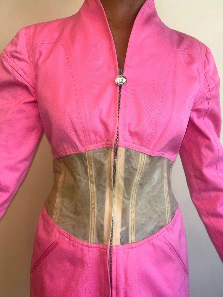 Thierry Mugler Trademark MTM Hot Pink PVC Jacket product image