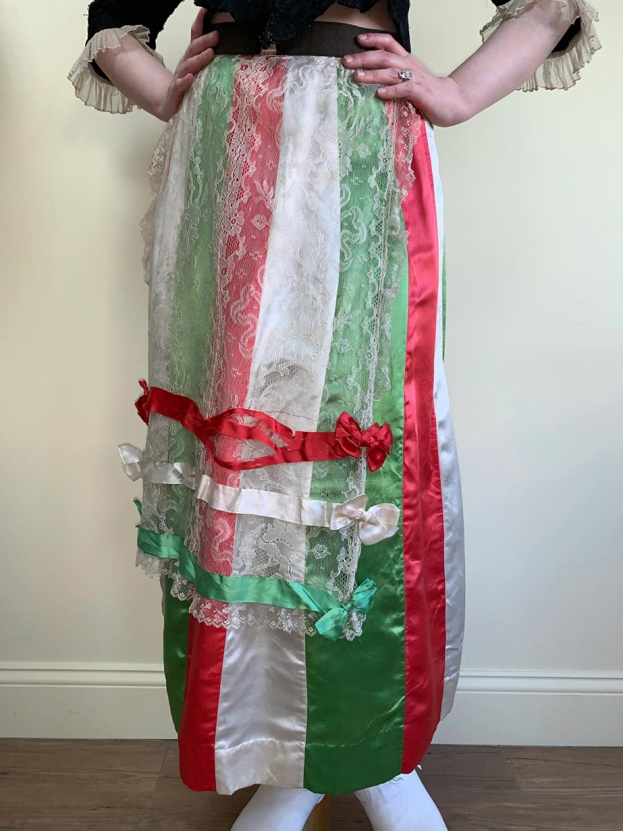 Early 1900s Basque Apron Skirt product image