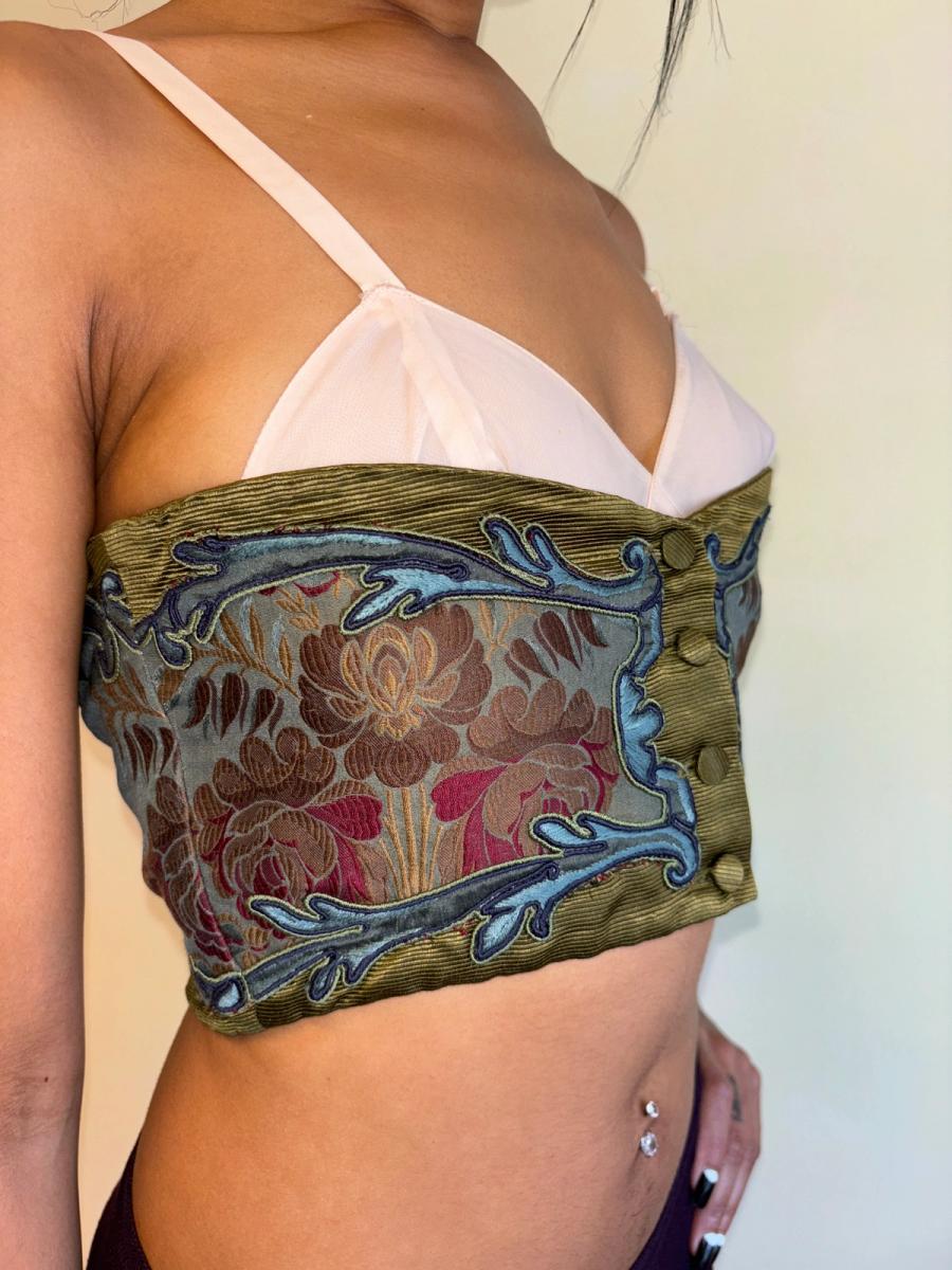 1990 Romeo Gigli Brocade Bandeau product image