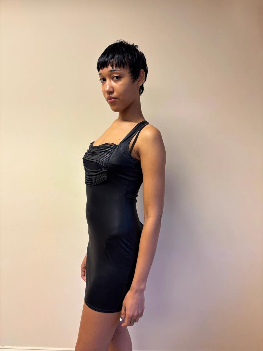 Patrice Catanzaro Butt Fringe Cutout Dress product image