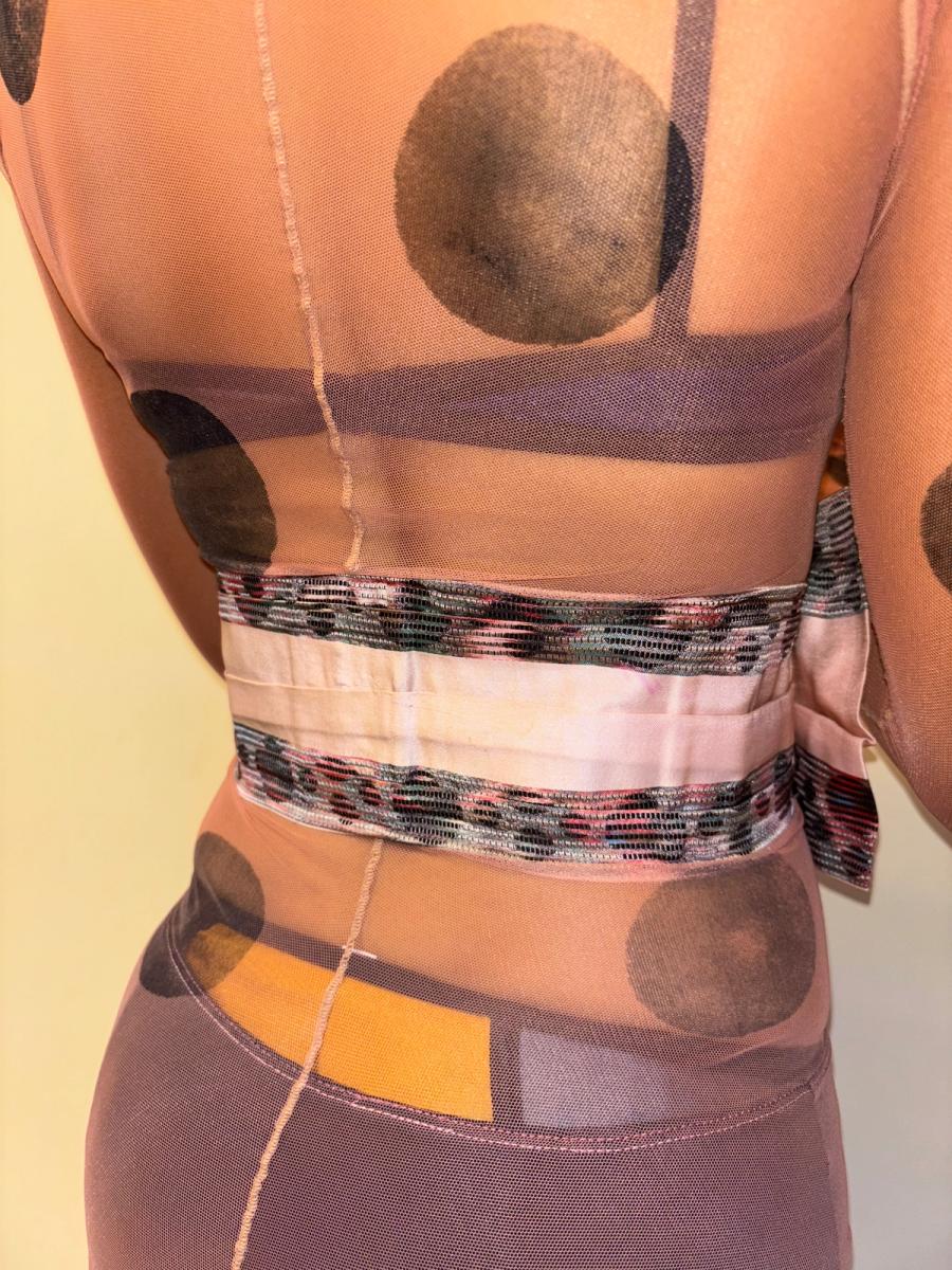 Antique Bubble Print Bow product image