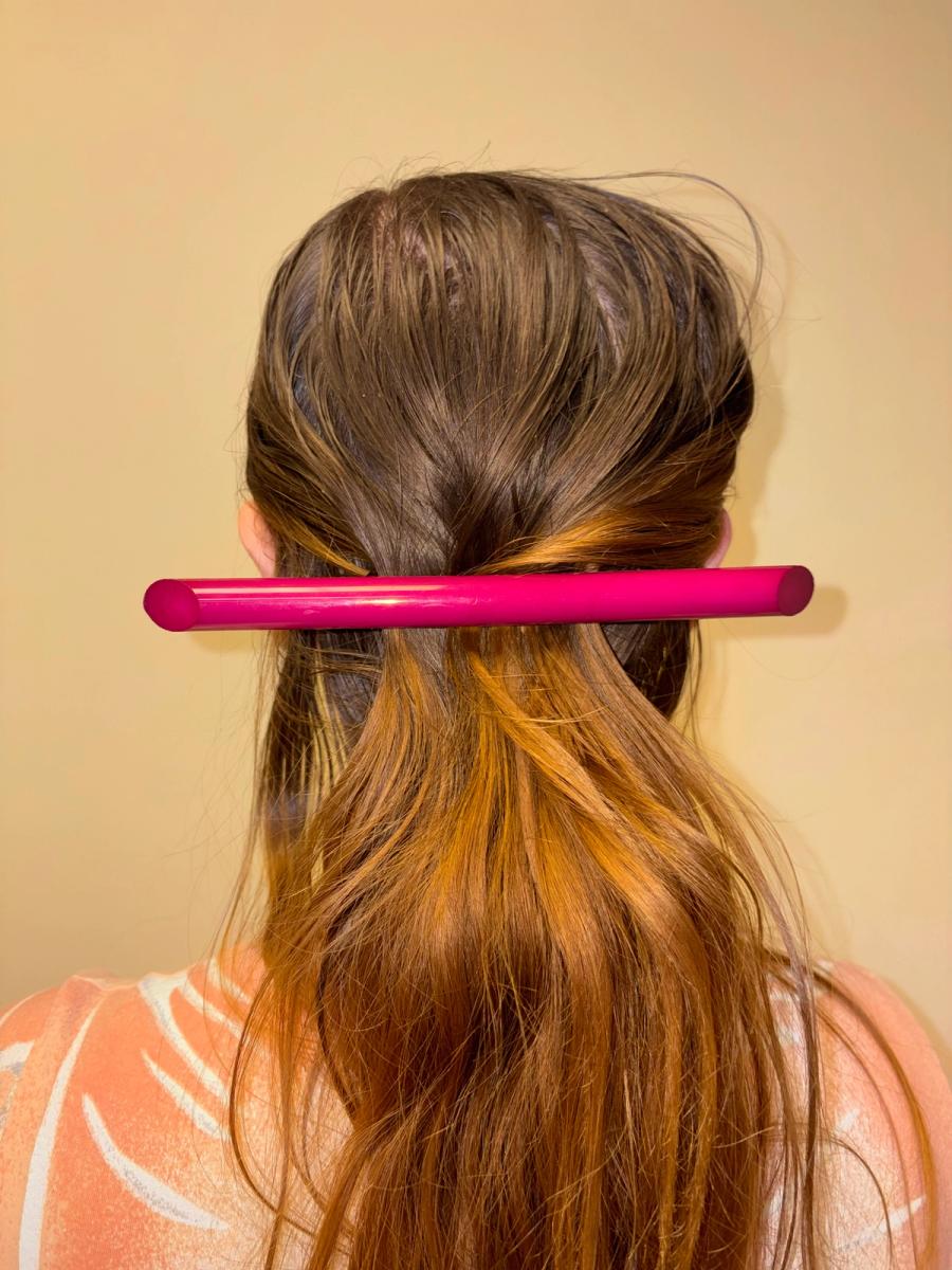 80s Avant- Garde Oversized Barette product image