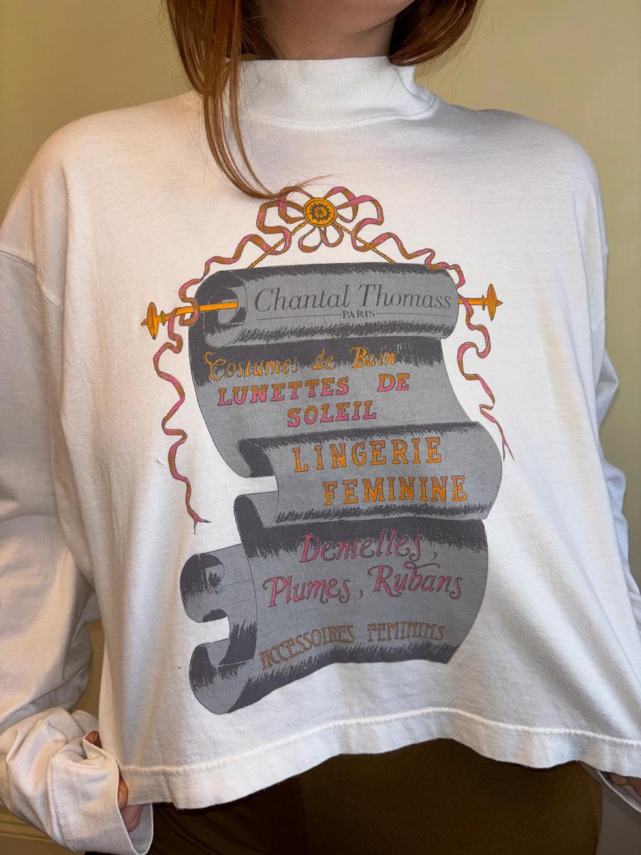 Vintage Chantal Thomass Lingerie Signage T-shirt product image