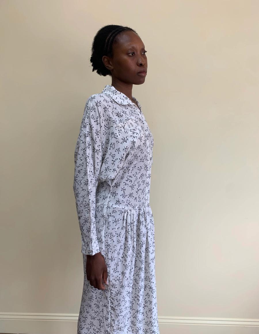 1980s Norma Kamali Safety Pin Dress product image