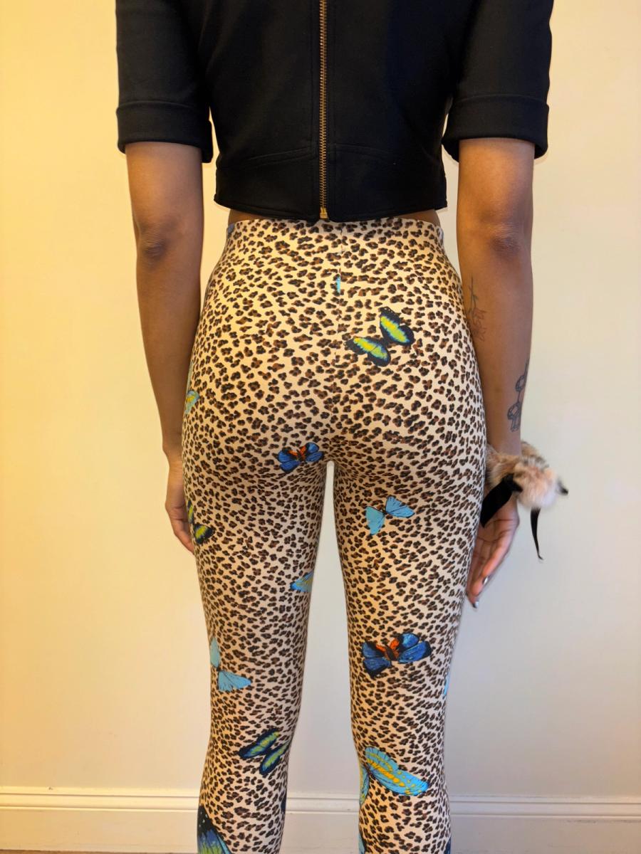 Kenzo Cheetah Print Butterfly Leggings product image