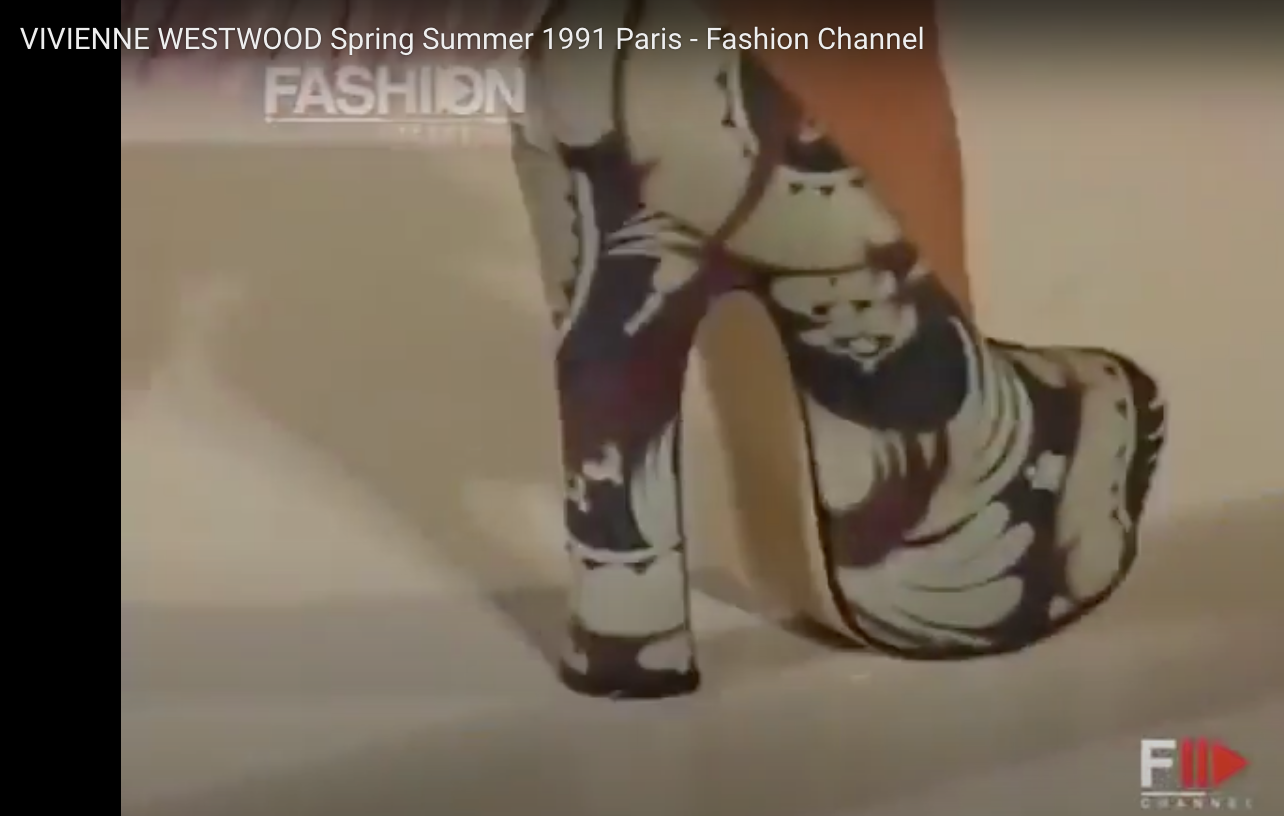 Vivienne Westwood 'Cut, Slash, & Pull' Print Socks product image