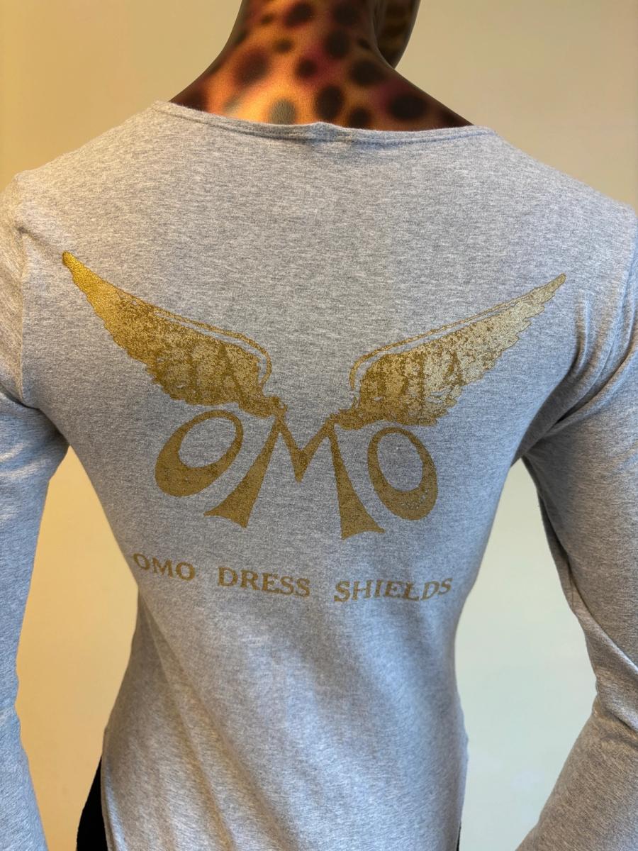 Long Sleeve Gray Rare Dead OMO Leotard product image