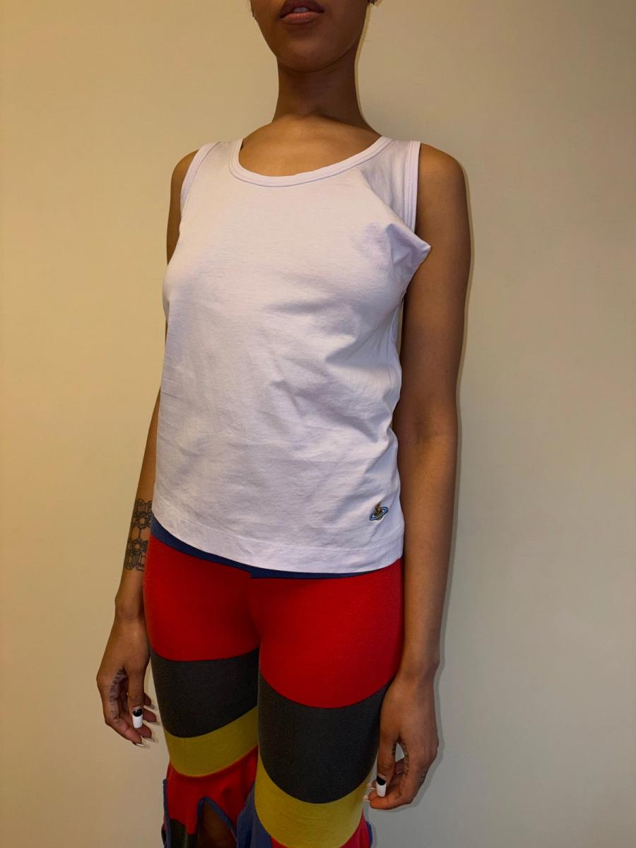 Vivienne Westwood Lavender Pointy Boob Tank product image