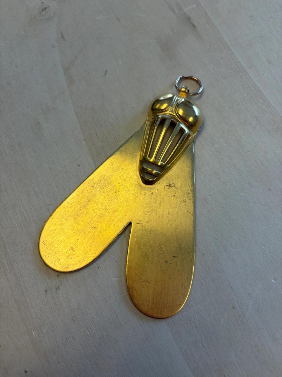1970s Reproduction of Ancient Egyptian Gold Fly product image