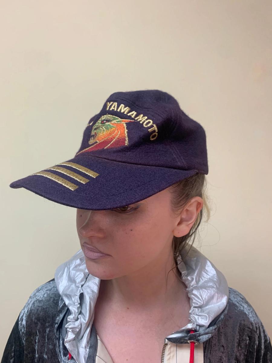 80s Kansai Yamamoto Embroidered Big Cat Hat product image