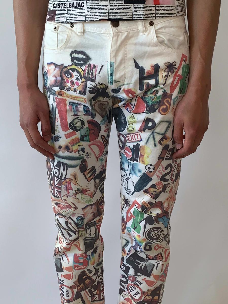 Nozomi Ishiguro Collage Jeans product image