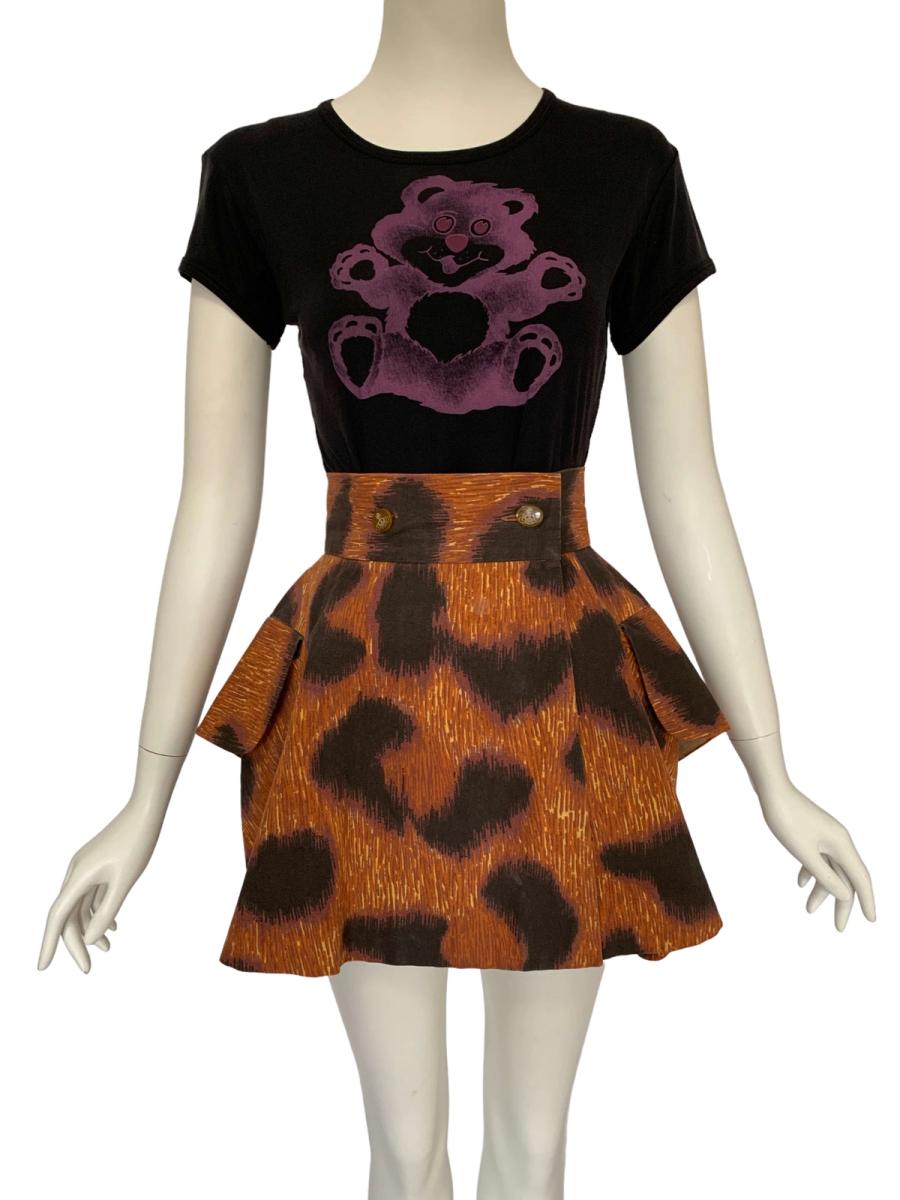 Vivienne Westwood Rare SS94 Café Society Cheetah Skirt product image