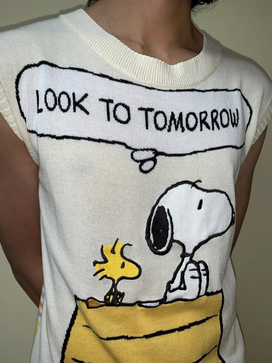 Castelbajac Snoopy "Look to Tomorrow" Knit Tunic product image