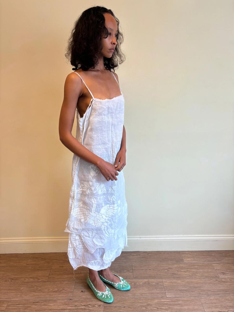 Michiko Koshino Patchwork Linen Dress product image