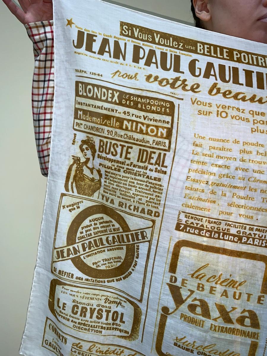 Jean Paul Gaultier Newsprint Handkerchief product image
