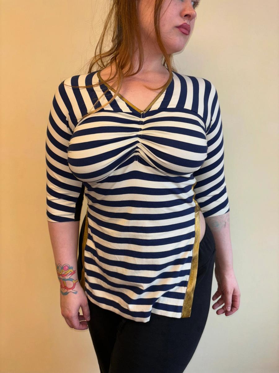 1980s Jean- Paul Gaultier Maille Striped Top  product image