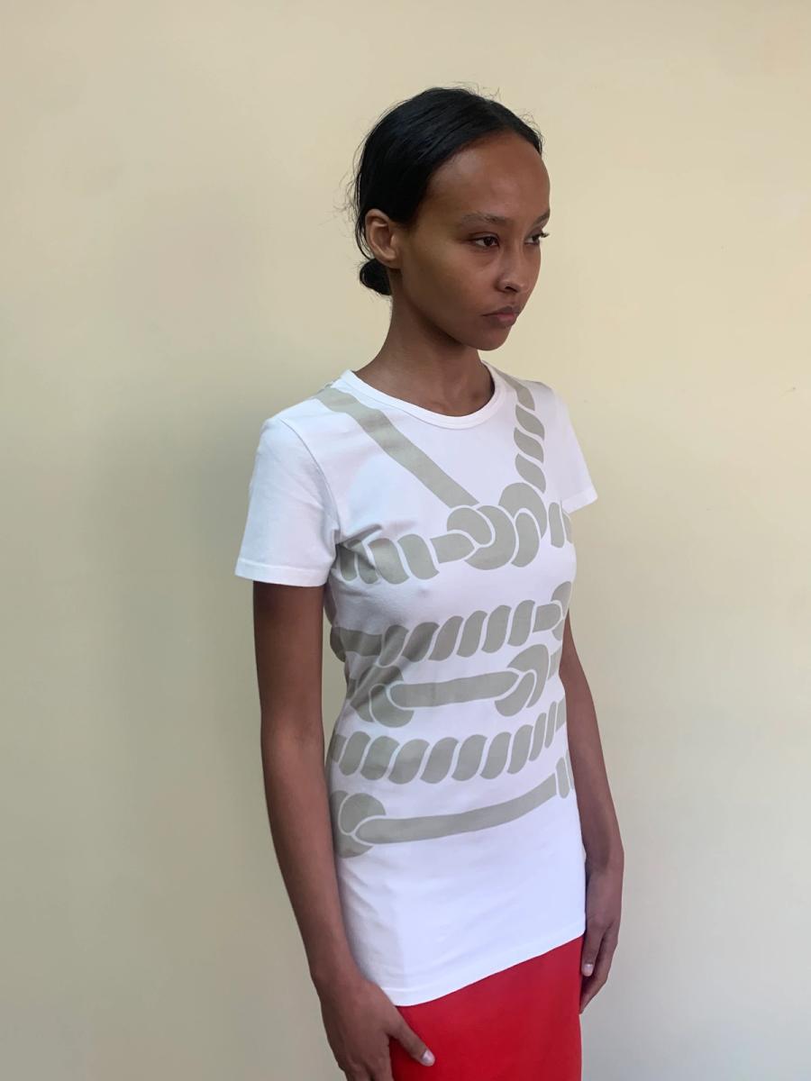 Vivienne Westwood SS 1998 Tromp L'oeil Rope Bondage Tee product image