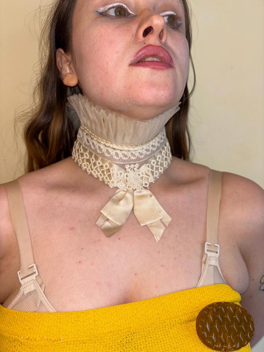 Edwardian Collar with Tatting and Lace product image