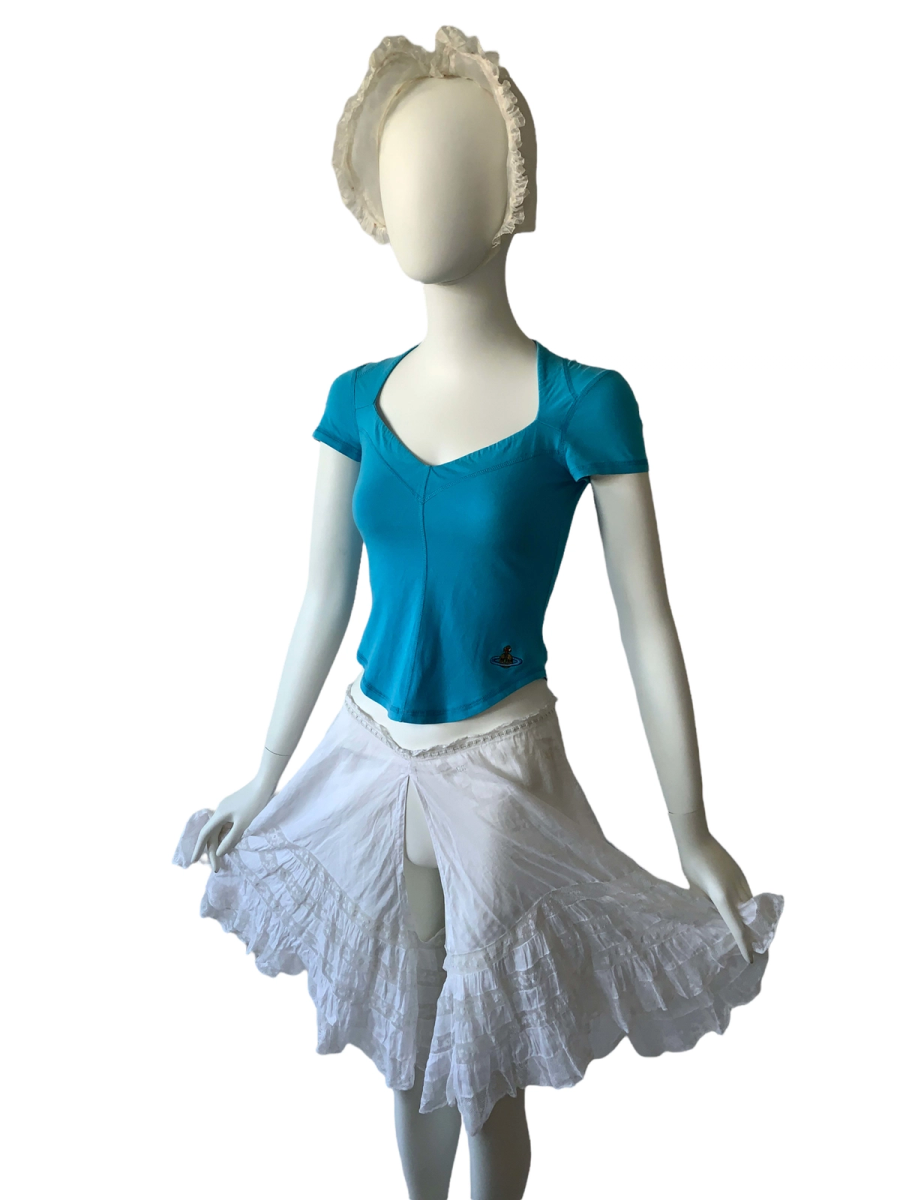 French Antique Blue Lace Bloomers product image