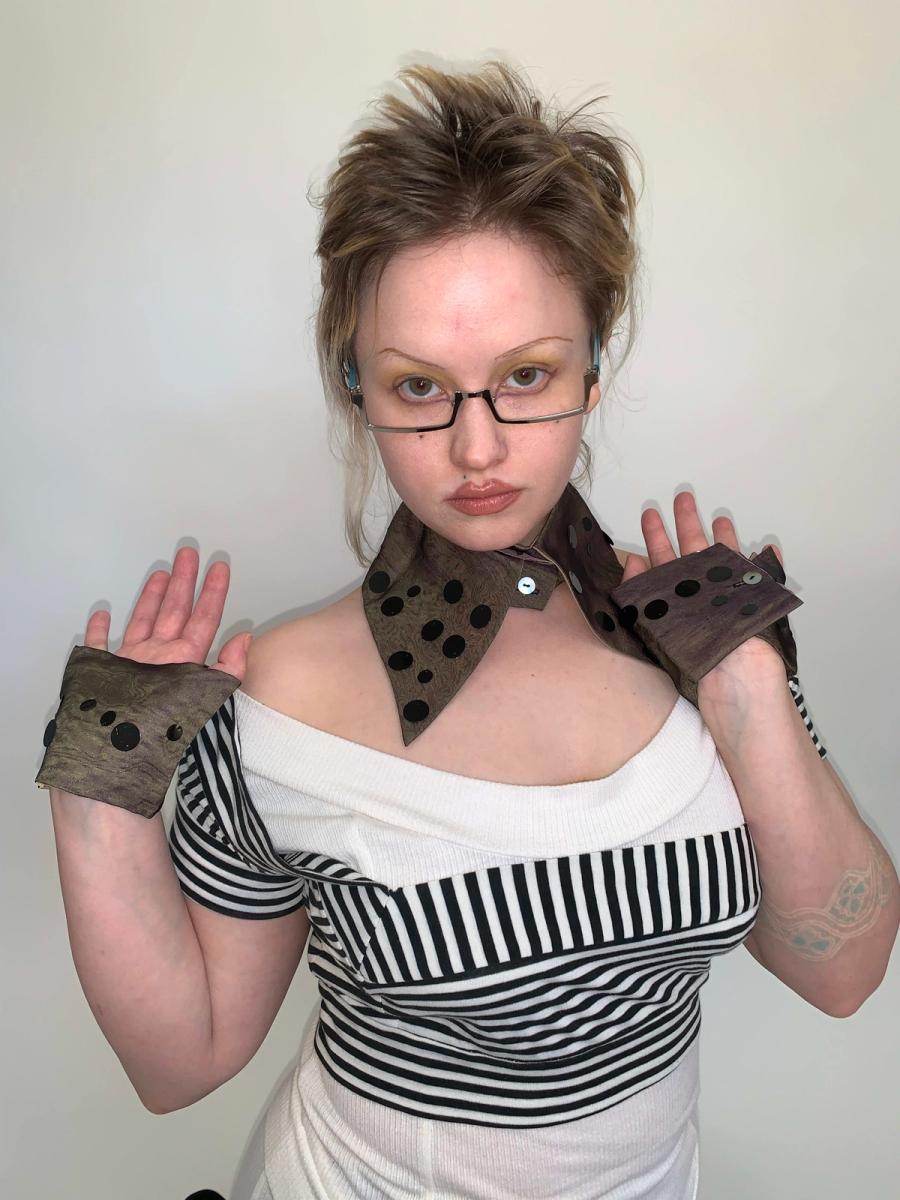 80s Coup De Pied Collar and Cuffs Set product image