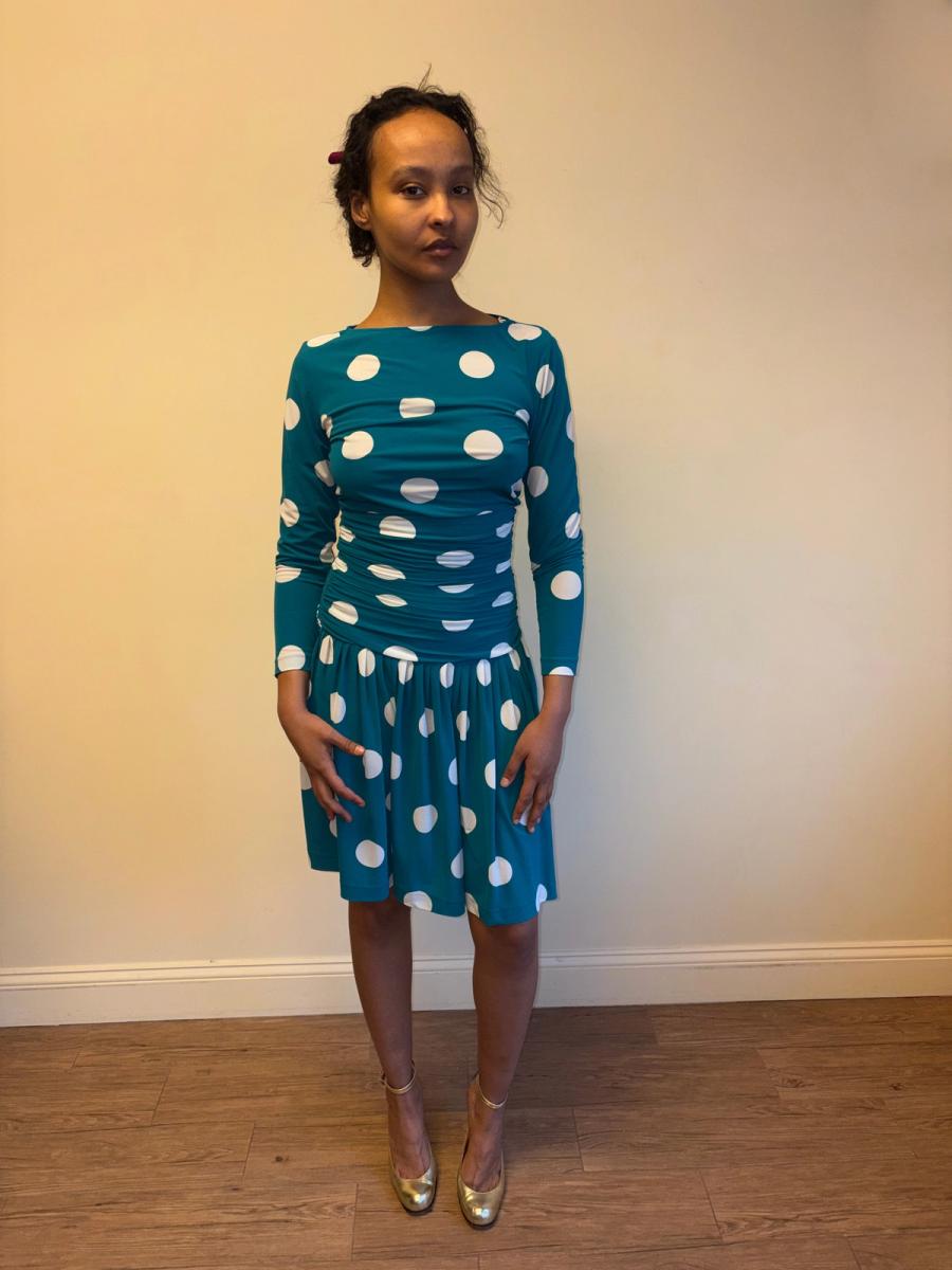 1980s Norma Kamali Polka Dot Set product image