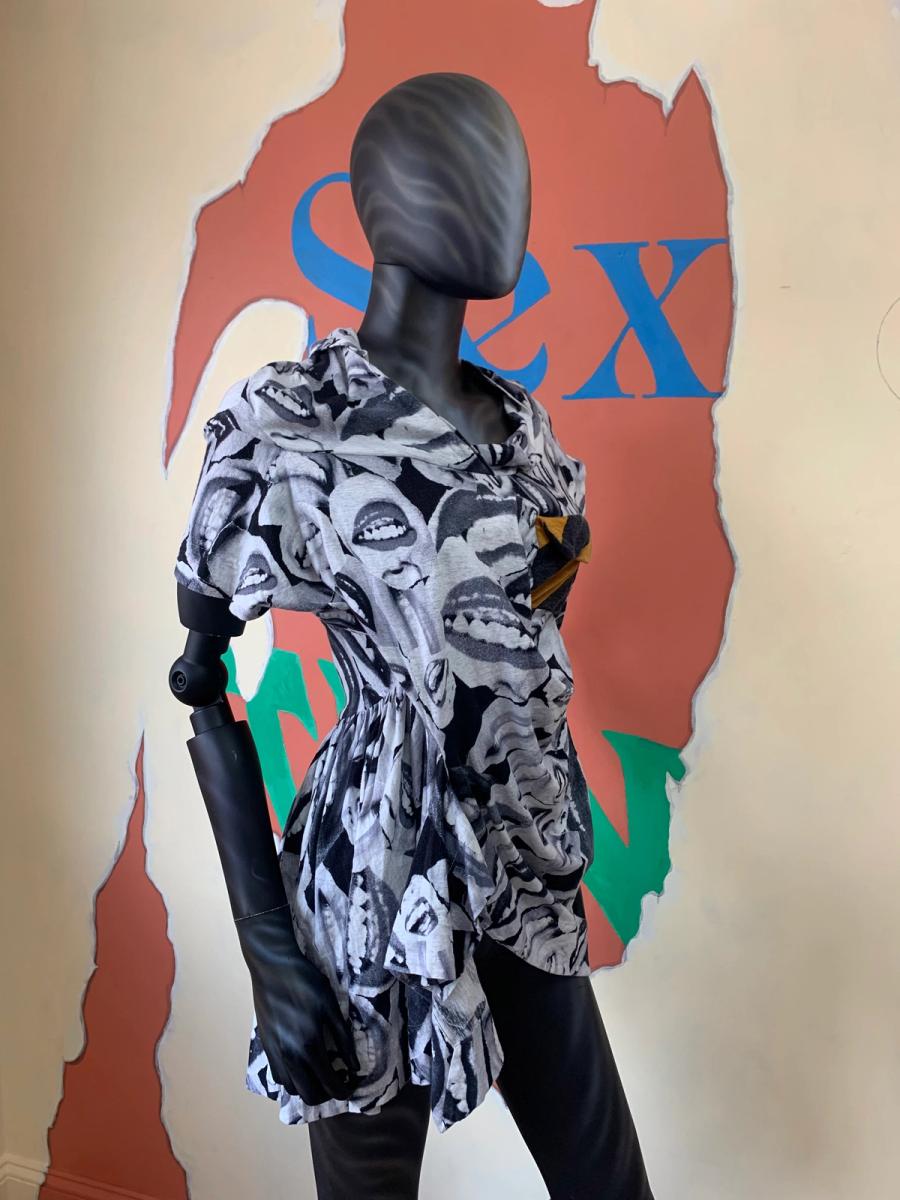 Bernhard Willhelm Irregular Lip Print Tunic product image