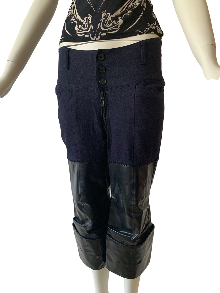 Heretic Goes Round Rubber Zip Crotch Pants product image