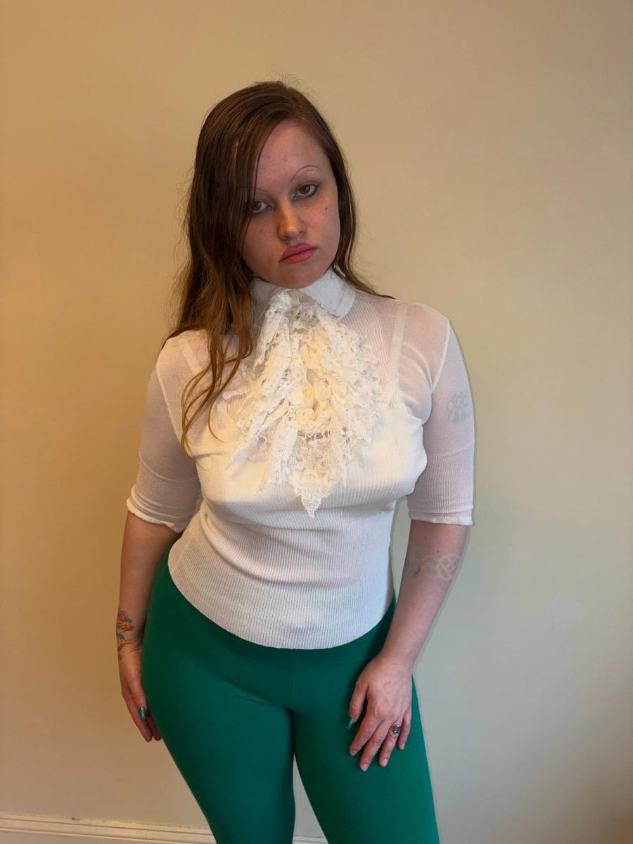 1996 Vivienne Westwood Crochet Sheer Blouse product image