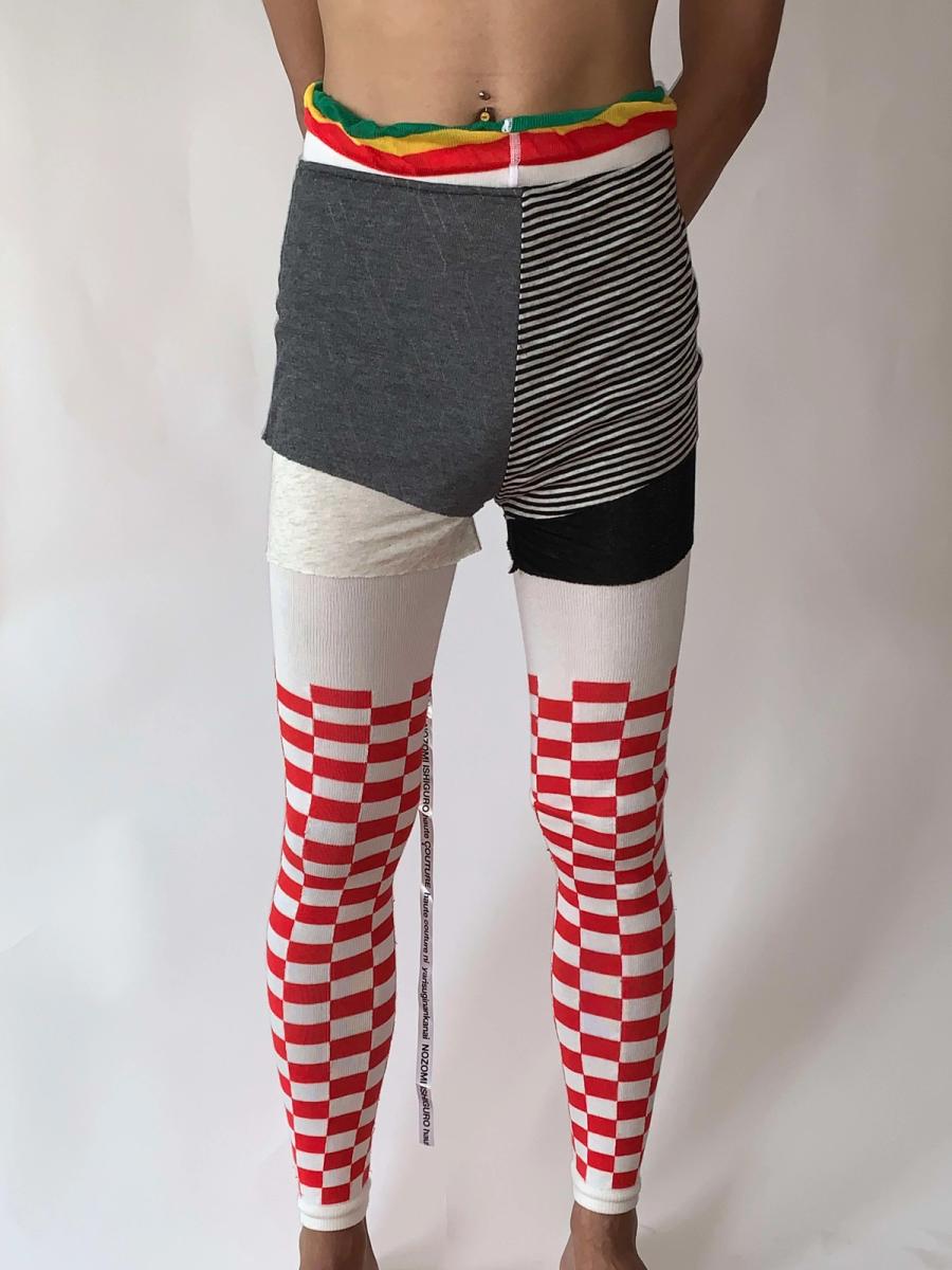 Bernhard Willhelm Checkered Knit Leggings product image