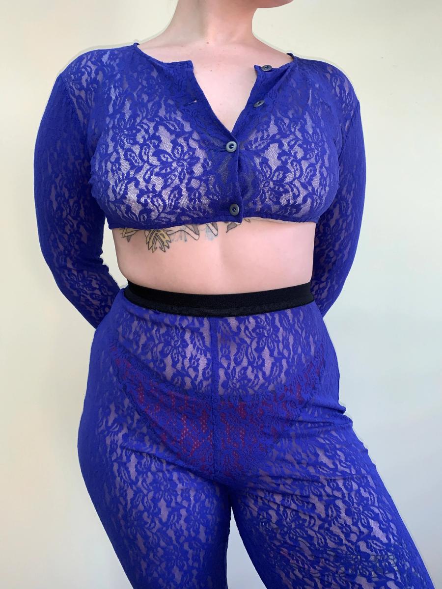 80s Gaultier Public Lace Set  product image